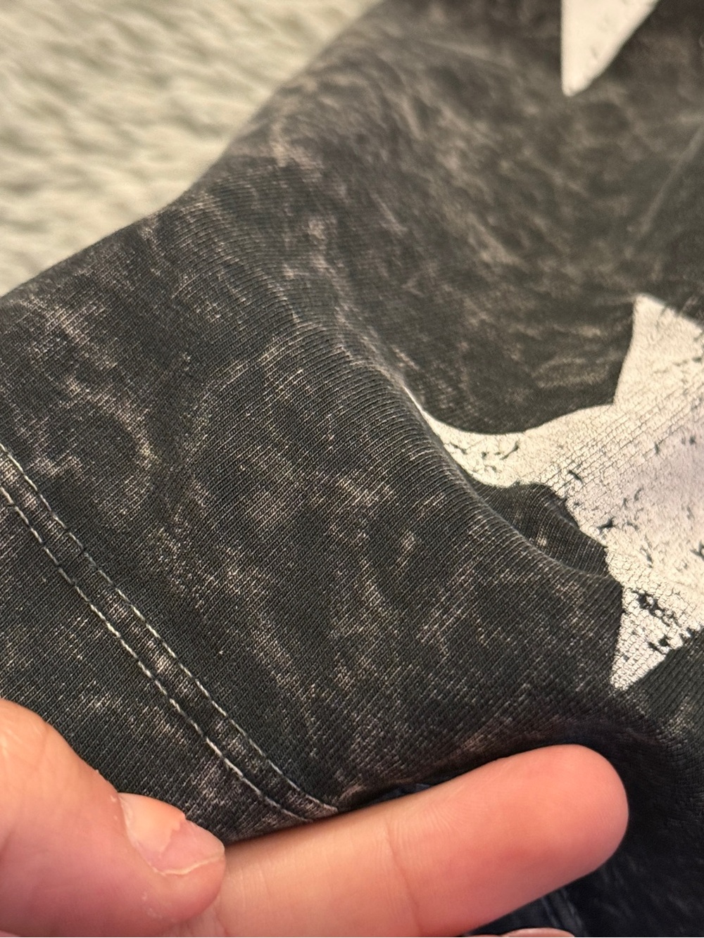 Black Star-Print Flare leggings - Picture 5 of 8